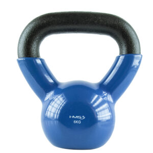 KNV06 BLUE KETTLEBELL ŻELIWNY POKRYTY WINYLEM HMS