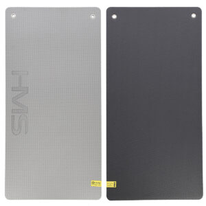 MFK07 LIGHT GREY-BLACK MATA FITNESS KLUBOWA Z OTWORAMI 120*60CM EVA 15MM HMS PREMIUM
