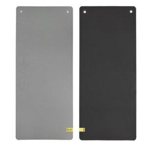 MFK08 GREY-BLACK MATA FITNESS KLUBOWA Z OTWORAMI 140*60CM EVA 15MM HMS PREMIUM