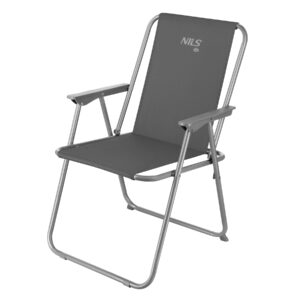 NC3503 KRZESŁO KEMPINGOWE SKŁADANE SZARE NILS CAMP