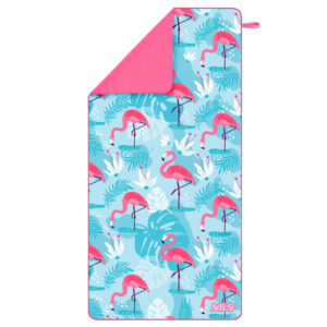 NCR14 RĘCZNIK Z MIKROFIBRY FLAMINGI 160X80 cm NILS