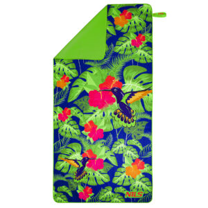 NCR14 RĘCZNIK Z MIKROFIBRY KWIATY 160x80 cm NILS