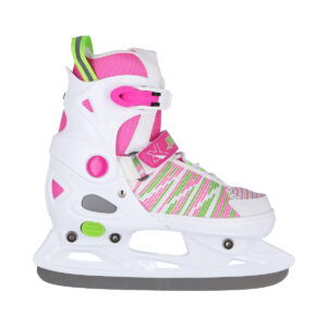 NH2255 A WHITE/PINK ROZM. L(40-43) ŁYŻWY HOKEJOWE NILS EXTREME