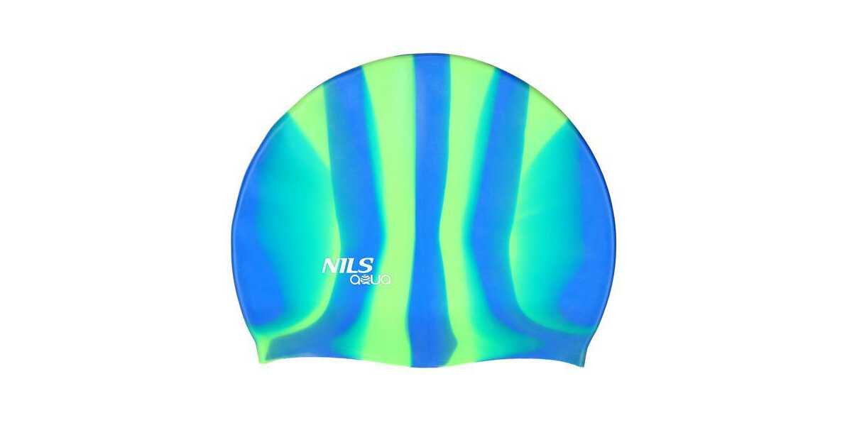 Czepek silikonowy Nils Aqua Zebra MI4