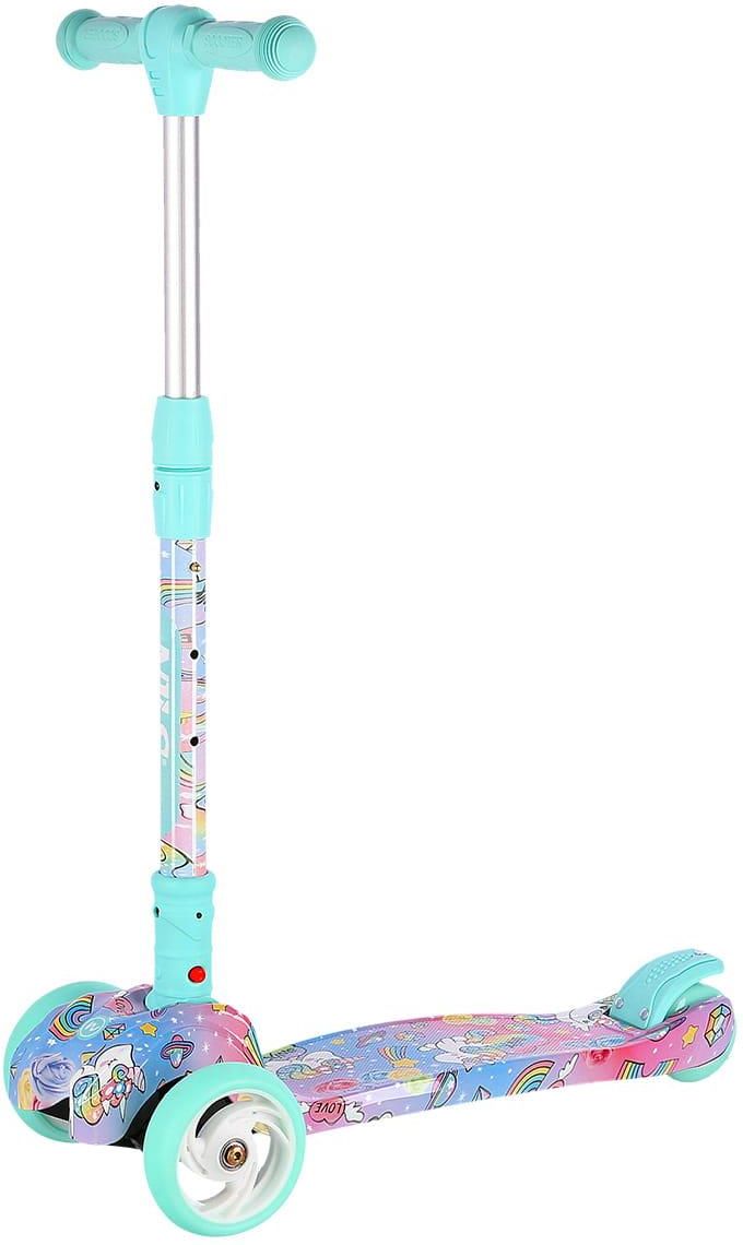 Hulajnoga dziecięca Nils Fun HLB15A Mint LED