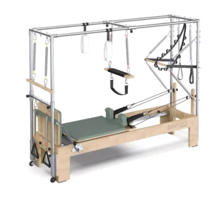 Reformer do Pilatesu PTX6000 Cadillac Drewniany (green tea) Toorx Liveness - Łóżko do Pilatesu (PTX-6000G)