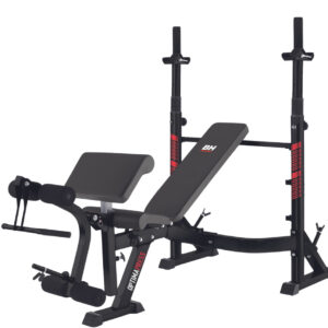 Ławka Ze Stojakami Optima Press Black G330B BH Fitness