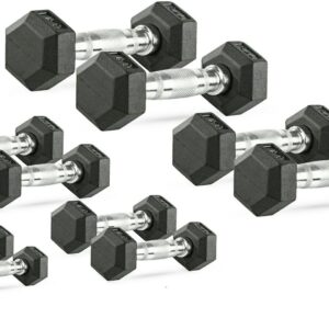 Zestaw Hantli Hex PVC 2,5-25kg DS