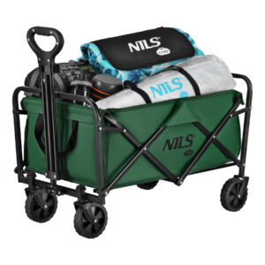 NC4306 WÓZEK TURYSTYCZNY SKŁADANY ZIELONY 70L NILS CAMP