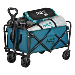NC4306 WÓZEK TURYSTYCZNY SKŁADANY TURKUSOWY 70L NILS CAMP