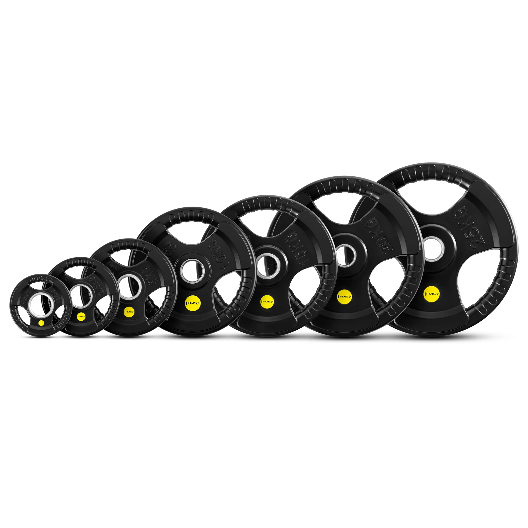TOK PRO 5 KG TALERZ OLIMPIJSKI GUMOWANY TRI-GRIP HMS
