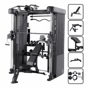 Brama Funkcjonalna FT2 PRO z Ławką FID7.1 (Zestaw) Inspire Fitness by Centr