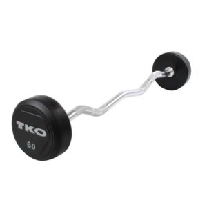 Sztanga łamana stalowa gumowana 40kg K807R TKO