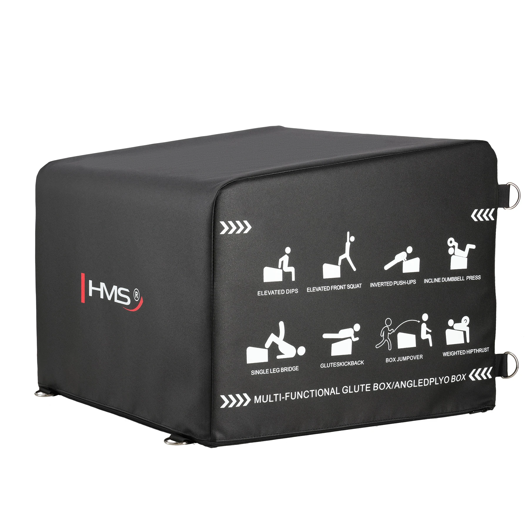 HTB61 HMS – skrzynia do hip thrust i glute bridge