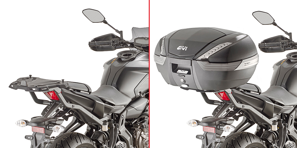 GIVI 2140FZ – STELAŻ KUFRA CENTRALNEGO (BEZ PŁYTY) - YAMAHA MT-07 (18 > 22)