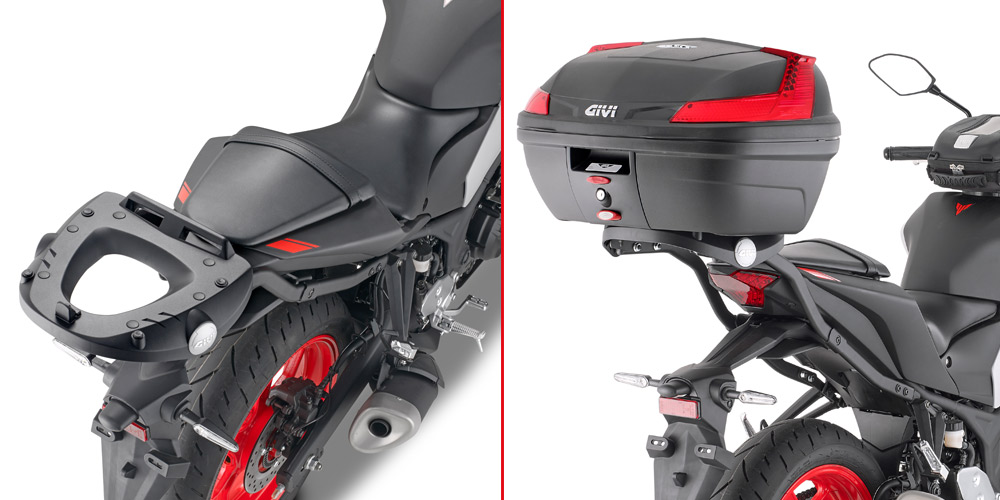GIVI 2151FZ – STELAŻ KUFRA CENTRALNEGO MONOLOCK (BEZ PŁYTY) - YAMAHA > MT-03 321 (20 > 22)