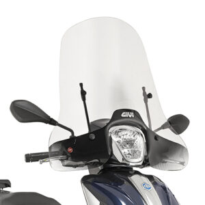 GIVI 5612A – szyba przezroczysta 46,5 × 67 cm do Piaggio Medley