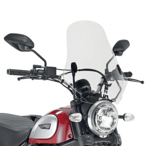 GIVI 7407A – SZYBA PRZEZROCZYSTA (48H X 43,5W) / POTREZEBA A7407A - DUCATI SCRAMBLER 800 (15)