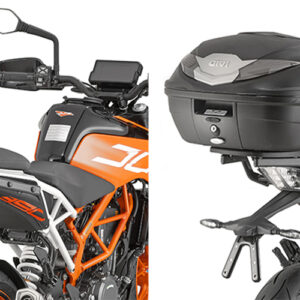 GIVI 7707FZ – STELAŻ KUFRA CENTRALNEGO (BEZ PŁYTY) -Duke 125-390 (17 > 18)
