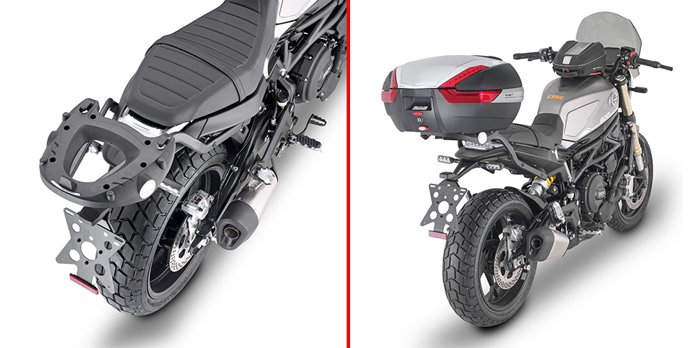GIVI 8713FZ – STELAŻ KUFRA CENTRALNEGO (BEZ PŁYTY) - BENELLI LEONCINO 800 (22)