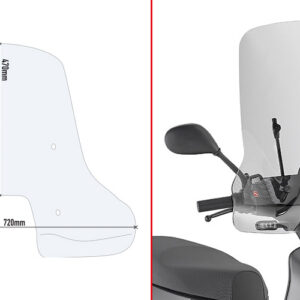 GIVI 9031A – szyba przezroczysta