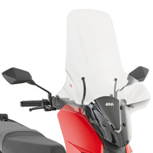 GIVI 9541A – SZYBA PRZEZROCZYSTA 81,5 x 64,5 cm (H x W) - SEAT Mo 125 (22 > 23) / SILENCE S01 (22 > 23)