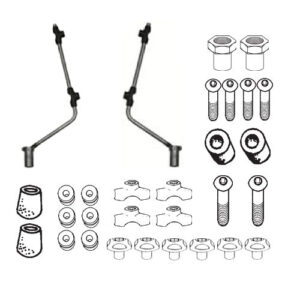 Zestaw mocujący GIVI A103A do szyby 103A, Piaggio Beverly 500 2003–2007