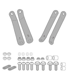GIVI A8100A – zestaw mocowania szyby