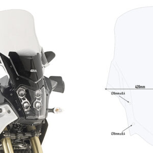 GIVI D2145ST – SZYBA PRZEŹROCZYSTA 52 x 42 cm (H x W) - YAMAHA TÉNÉRÉ 700 (19)