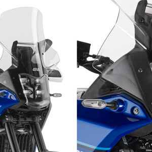 GIVI D2174STHLP – SZYBA PRZEZROCZYSTA (62,5 X 44,5 CM) (H x W) - YAMAHA Ténéré 700 / Rally (25) Z OSŁONĄ PRZEDNIEGO REFLEKTORA PRZEZROCZYSTA (13,5 CM WYŻSZA NIŻ ORYGINAŁ)