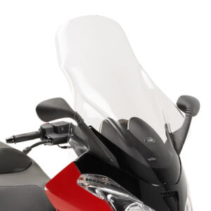 GIVI D242ST – SZYBA PRZEZROCZYSTA 84 x 70 cm (H x W) APRILIA Atlantic 125-200-250-300 (03 > 13)