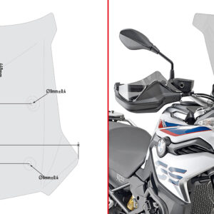 GIVI D5127S – SZYBA DYMIONA 44 x 47 cm (H x W) - BMW F750 GS (18)