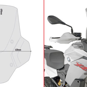GIVI D5137S – SZYBA DYMIONA 49 x 43 cm (H x W) - BMW BMW F 900 XR (20)