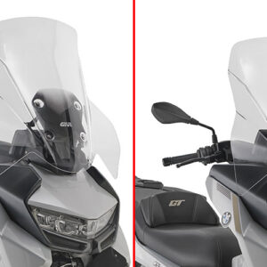 GIVI D5148ST – SZYBA PRZEZROCZYSTA 66,5 x 63 cm (H x W) - BMW C400GT (2025)