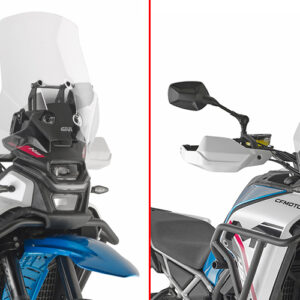 GIVI D9226ST – SZYBA PRZEZROCZYSTA 44 x 44 cm (H x W) - CFMOTO 450 MT (24 > 25)