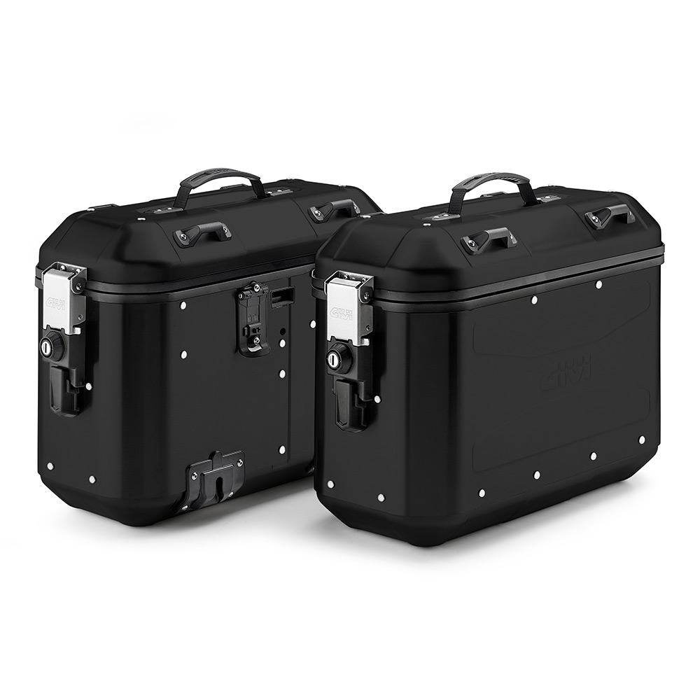 GIVI DLMK36BPACK2 czarne aluminiowe kufry boczne 2 × 36 l