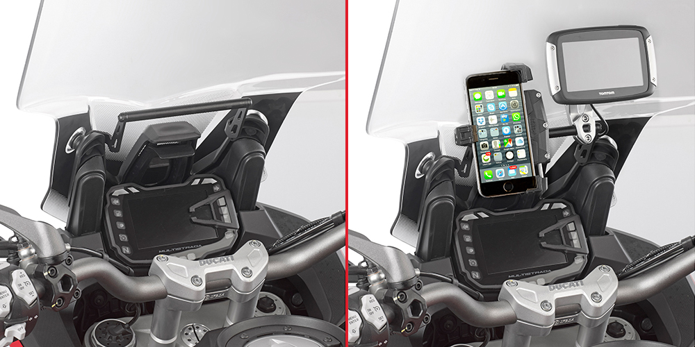 GIVI FB7408 – POPRZECZKA DO MONTAŻU GPS / SMARTPHONE - DUCATI MULTISTRADA
