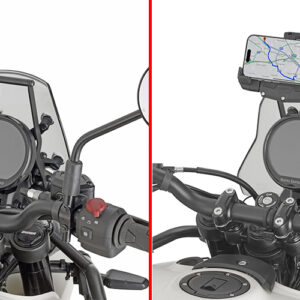 Poprzeczka GIVI FB9059 do montażu GPS w Royal Enfield Himalayan 450
