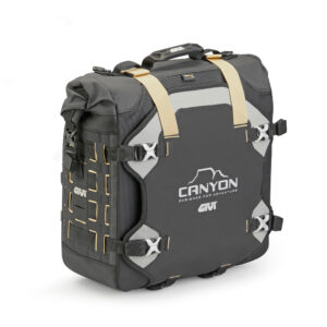 GIVI GRT725 – SAKWA WODOSZCZELNA OFF-ROAD / ENDURO (1X30LT) WPINANA W STELAŻ PL, ZAPINANE NA KLUCZ (MOCOWANIE TYPU MONOKEY) MODEL CANYON / NALEŻY DOKUPIĆ ZAMKI