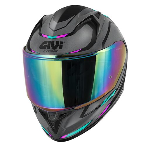 GIVI H508FMHTP54 – KASK 50.8 MACH 1 - INTEGRALNY Z BLENDĄ - SZARY MAT Z DODATKAMI RÓZOWYMI XS / 54