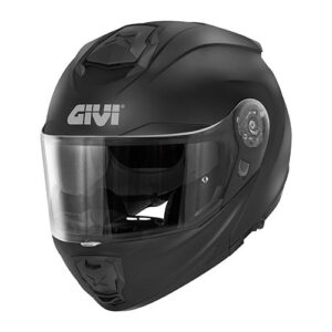 GIVI HX27BN90058 – KASK X.27 SOLID - SZCZĘKOWY Z BLENDĄ - CZARNY MAT ROZMIAR M / 58