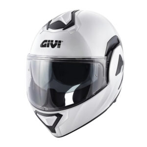 GIVI HX30BB91061 – KASK X.30 BACK - SZCZĘKOWY Z BLĘDĄ I SZCZĘKĄ PRZESUWANĄ DO TYŁU - BIAŁY - ROZMIAR XL / 61
