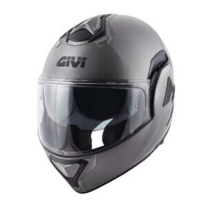 GIVI HX30BG76863 – KASK X.30 BACK - SZCZĘKOWY Z BLĘDĄ I SZCZĘKĄ PRZESUWANĄ DO TYŁU - TITANIUM MAT- ROZMIAR 2XL / 63