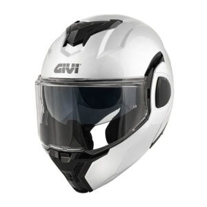 GIVI HX36SB91056 – KASK X.36 FIBER - SZCZĘKOWY Z BLĘDĄ I SZCZĘKĄ PRZESUWANĄ DO TYŁU - BIALY - ROZMIAR S / 56