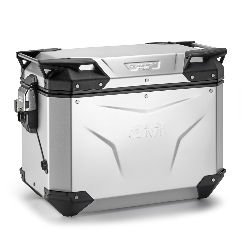 GIVI OBKEV48AAR – KUFER BOCZNY TREKKER OUTBACK EVO SMART ANODYZOWANY (PRAWY 48LTR) - (WKŁADKĘ SLR... NALEŻY DOKUPIĆ DODATKOWO)
