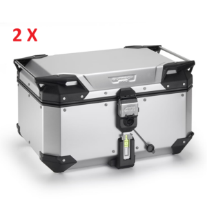 GIVI OBKEV58AA_2 – KUFER CENTRALNY TREKKER OUTBACK EVO SMART ALU ANODYZOWANY (58LT) - (WKŁADKĘ SLR... NALEŻY DOKUPIĆ DODATKOWO) - DWUPAK