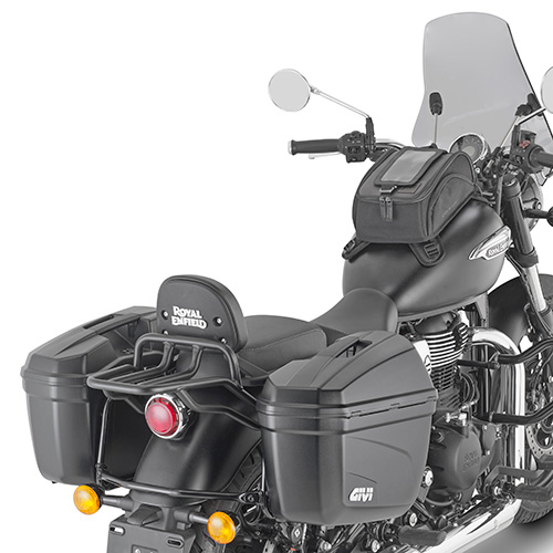 GIVI PL9053 — zdjęcie produktu lub ilustracja montażu; motocykl, kufry i pozostałe wyposażenie nie są częścią tego akcesorium