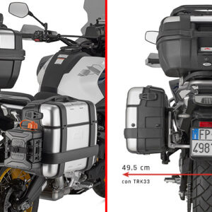 GIVI PL9228 – STELAŻ KUFRÓW BOCZNYCH MONOKEY - CFMOTO 700 mt adv (25)