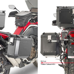 GIVI PLO1179CAM – STELAŻ KUFRÓW BOCZNYCH ONE-FIT CAM - HONDA CRF1100L Africa Twin (20 > 23)