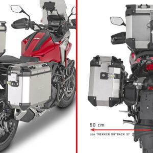 Stelaż GIVI PLO1192CAM z kuframi Trekker Outback na Honda NC750X